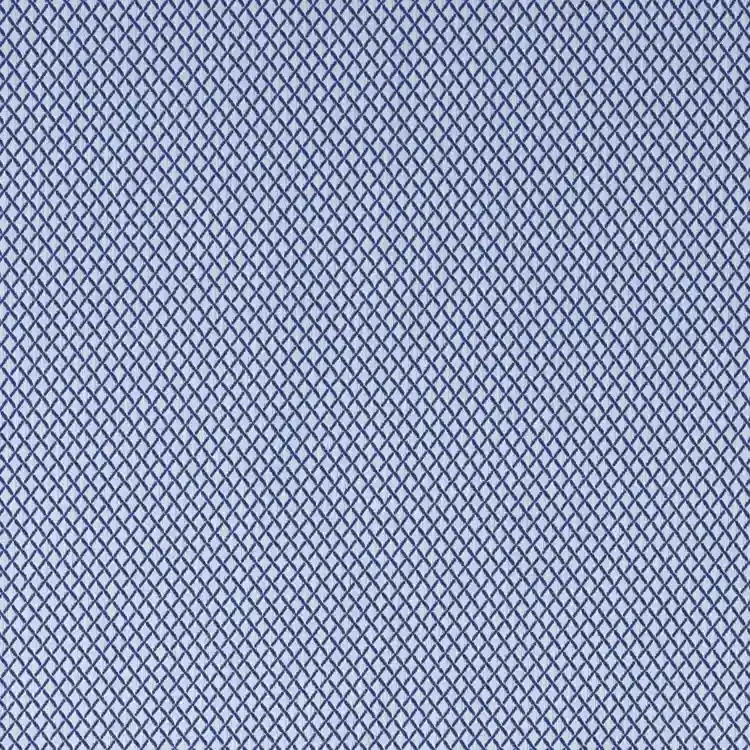 Blue Micro Diamond Self Pattern Shirt Fabric
