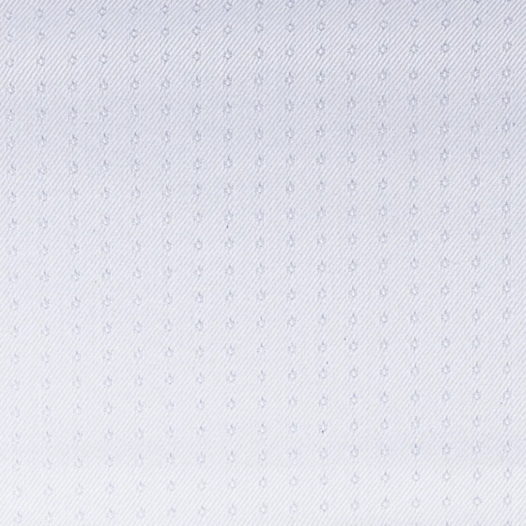 White Dot Pattern Shirt Fabric