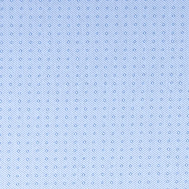 Light Blue Dot Pattern Shirt Fabric