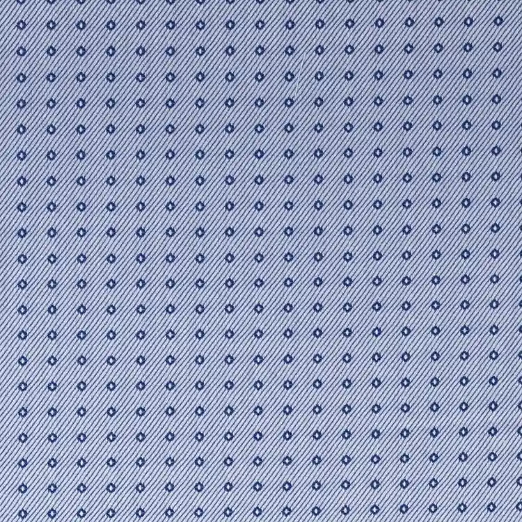 Blue Dot Pattern Shirt Fabric