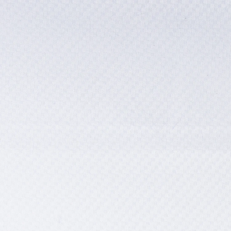 White Square Pattern Shirt Fabric