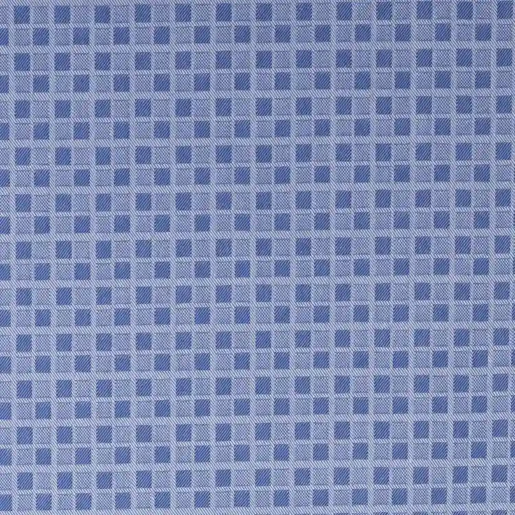 Blue Self Texture Shirt Fabric