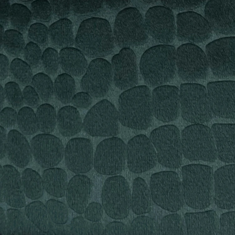 Green Cobblestone Velvet