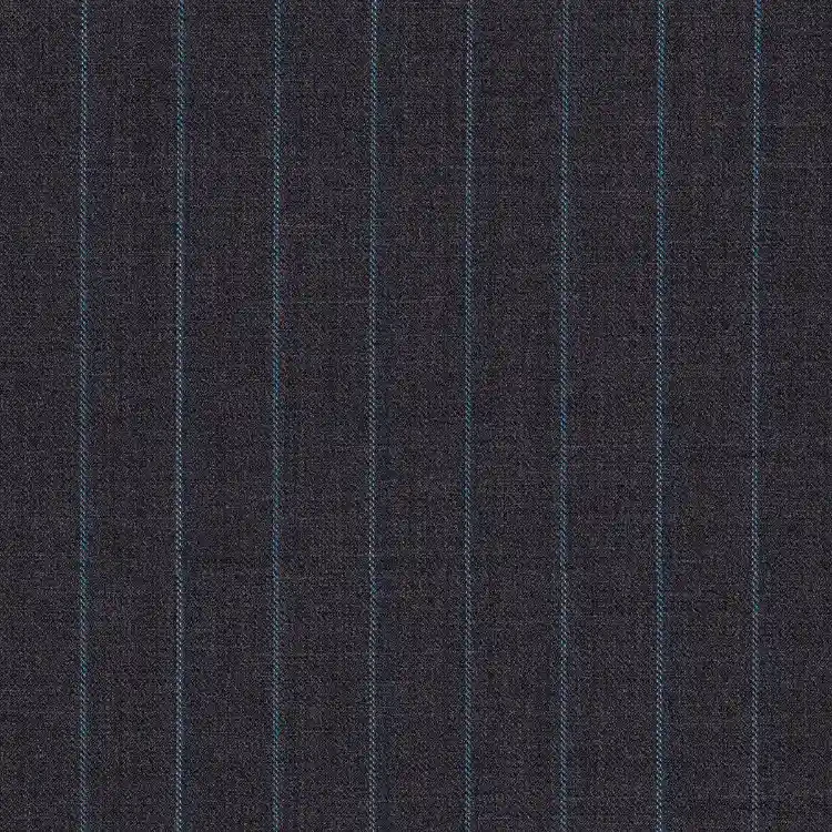 Gray with Light Blue Stripe