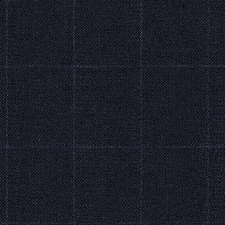 Navy Blue Windowpane