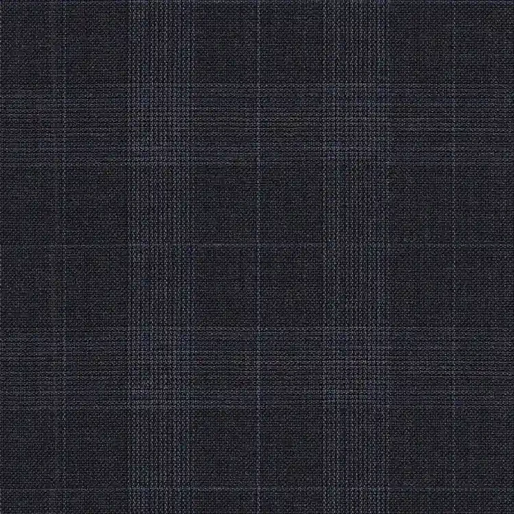 Dark Gray with Blue Check