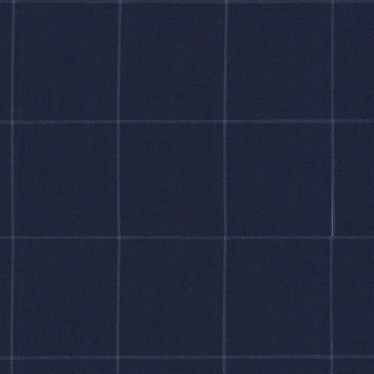 Navy Windowpane