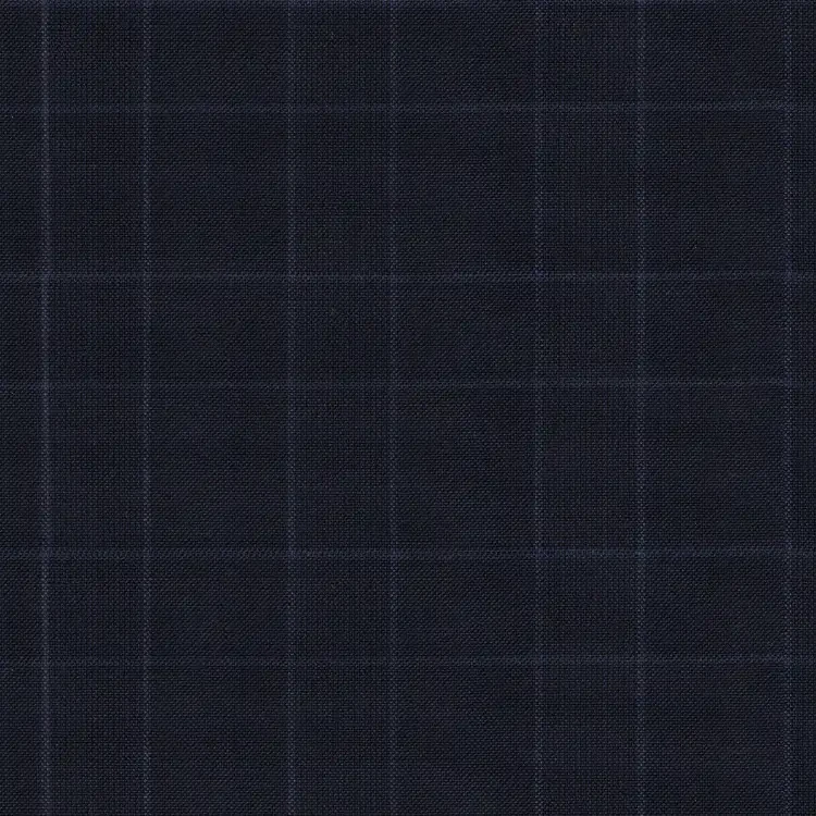 Navy with Light Blue Check