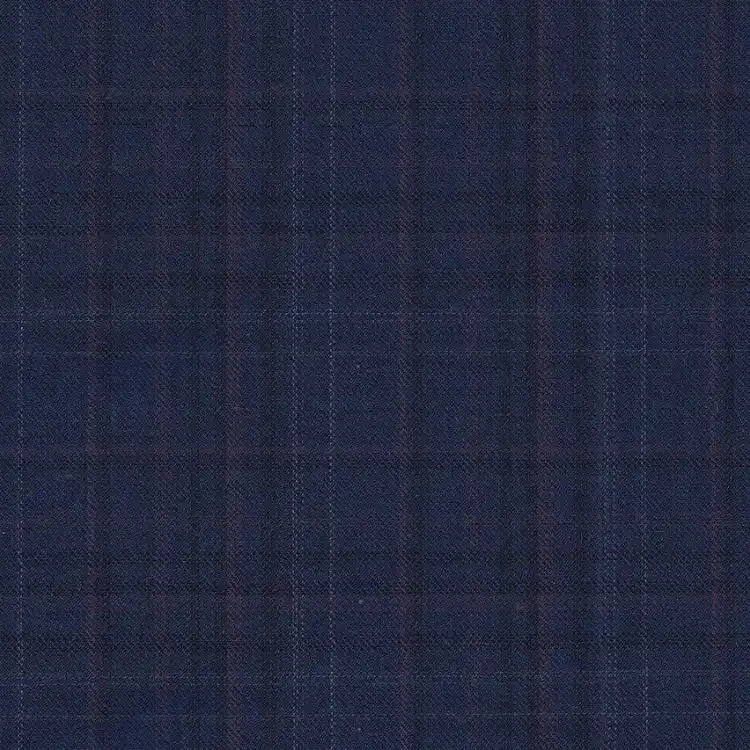 Royal Blue with Purple and Navy Check