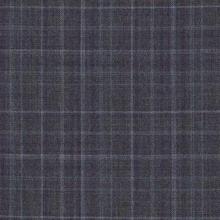 Brownish Gray with Silver and Purple Check