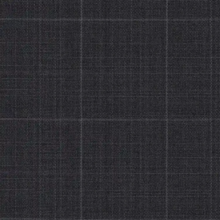 Dark Gray with Silver Windowpane