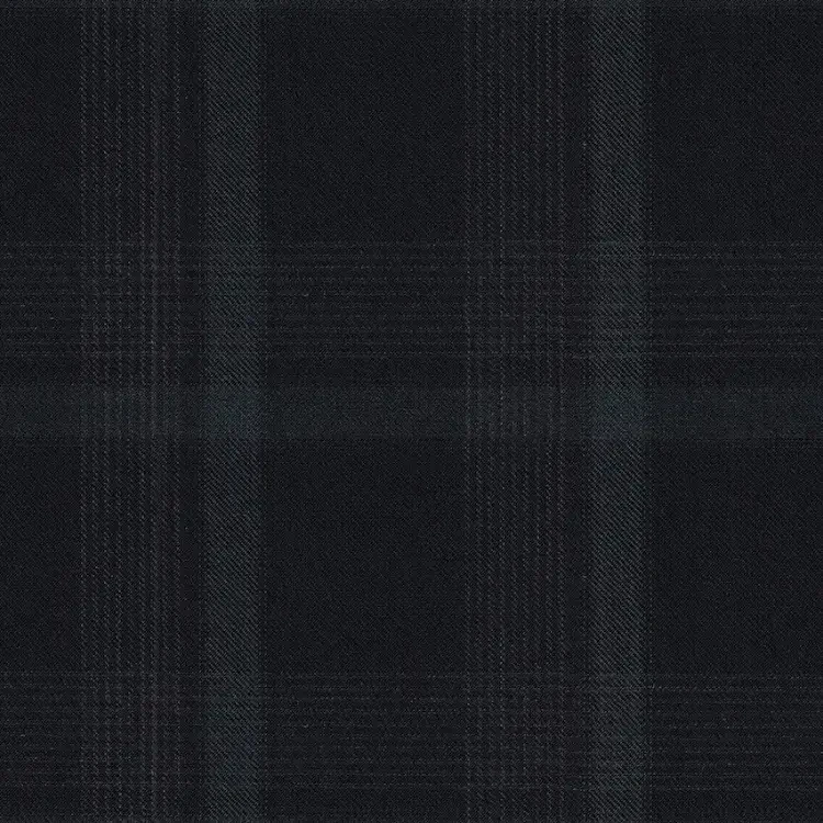 Dark Brown with Sage Green Check