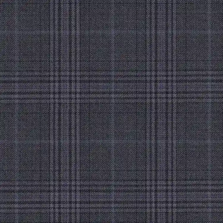 Gray with Purple and Blue Check