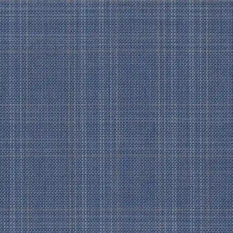 Baby Blue with Tan Check