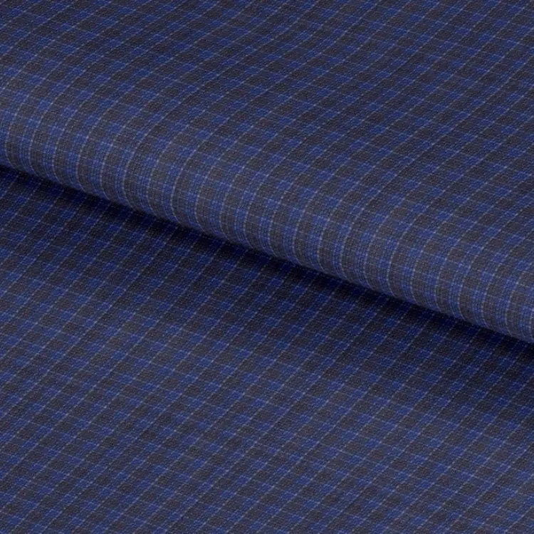 Burgundy and Teal Blue Check