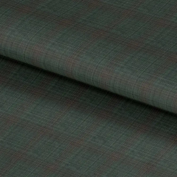 Green with Brown Check