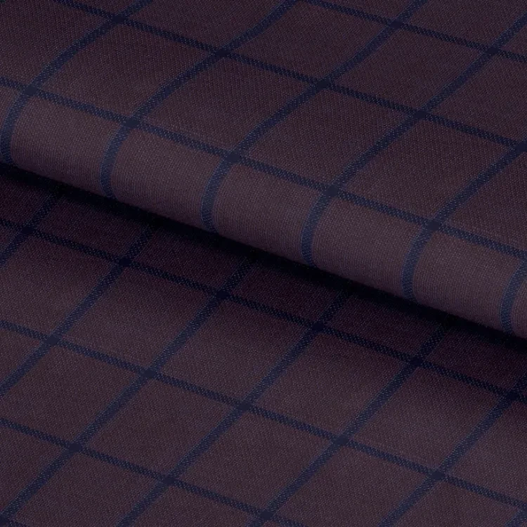 Purple with Blue Windowpane