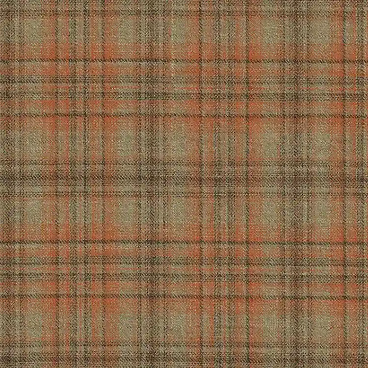 Brown and Orange Check