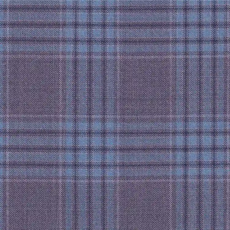 Lilac with Navy Check