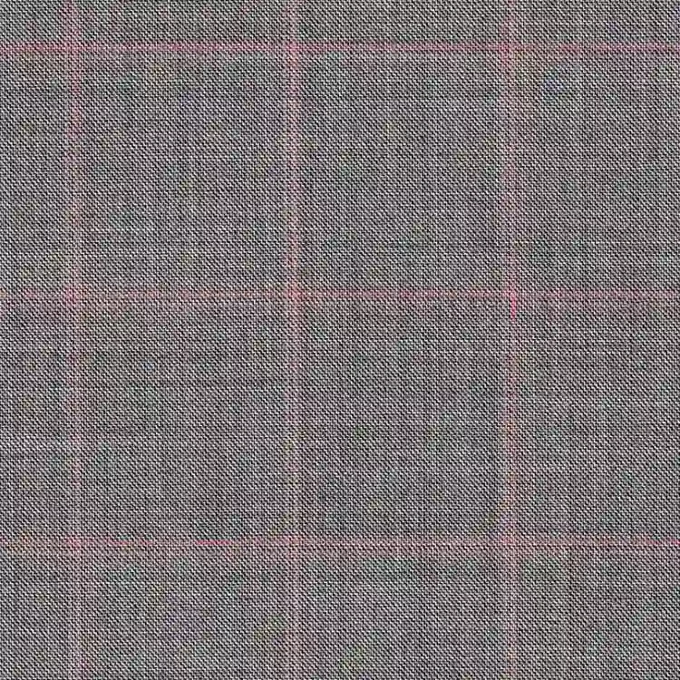 Light Gray with Pink Check