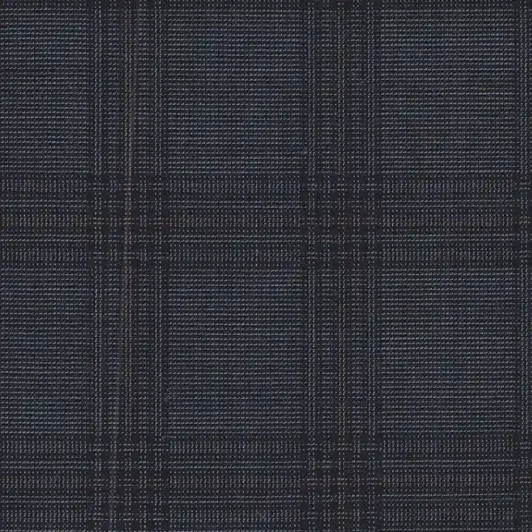Dark Teal with Brown Check