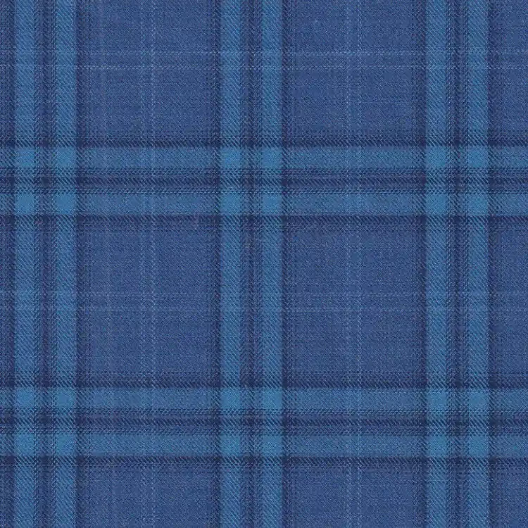 Cool Blue with Navy Check