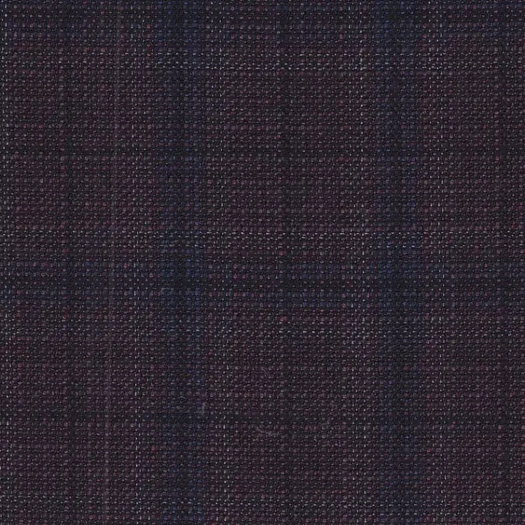 Dark Plum with Navy Check