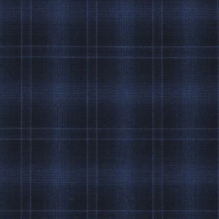 Dark Blue and Black Check