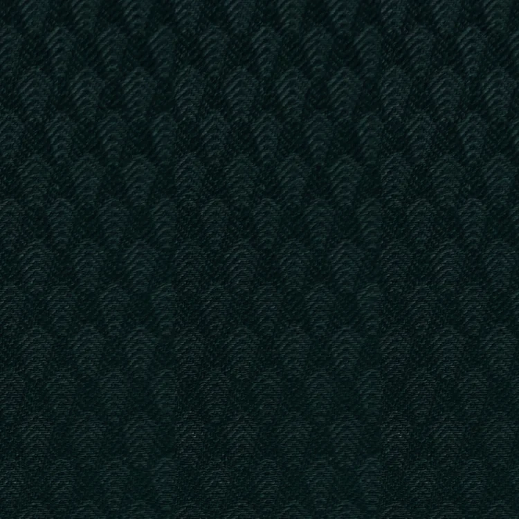 Teal Self Leaf Pattern