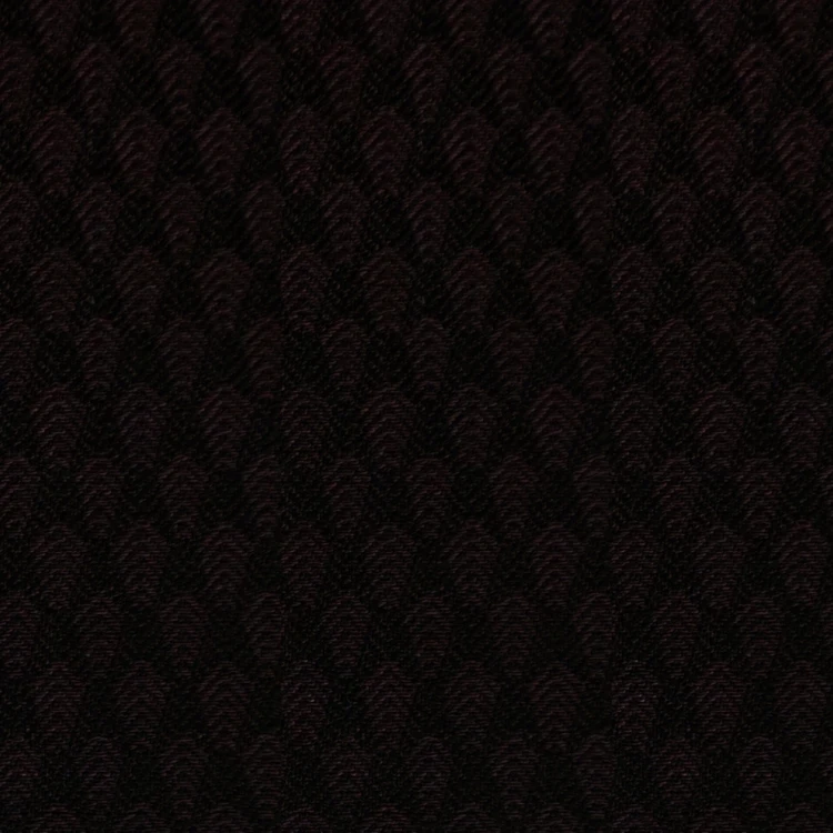 Burgundy Self Leaf Pattern