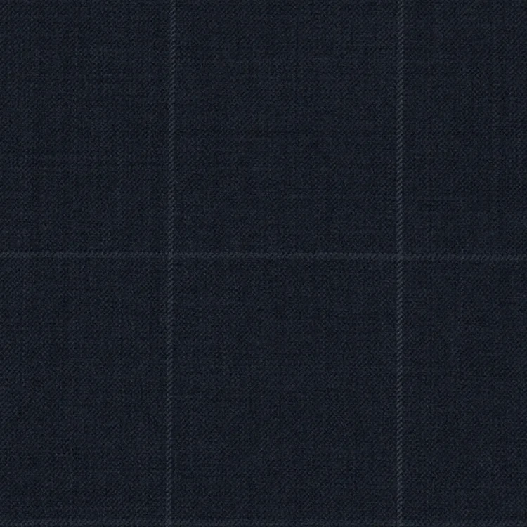 Navy Blue Windowpane