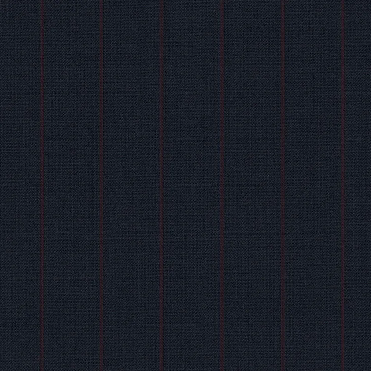 Navy Blue With Burgundy Stripes
