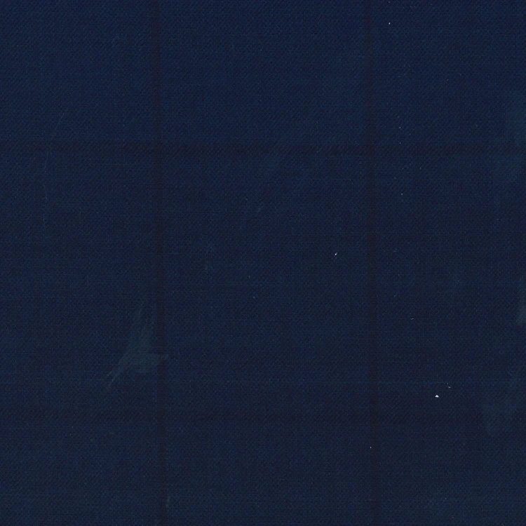Dark Navy Blue with Black Windowpane