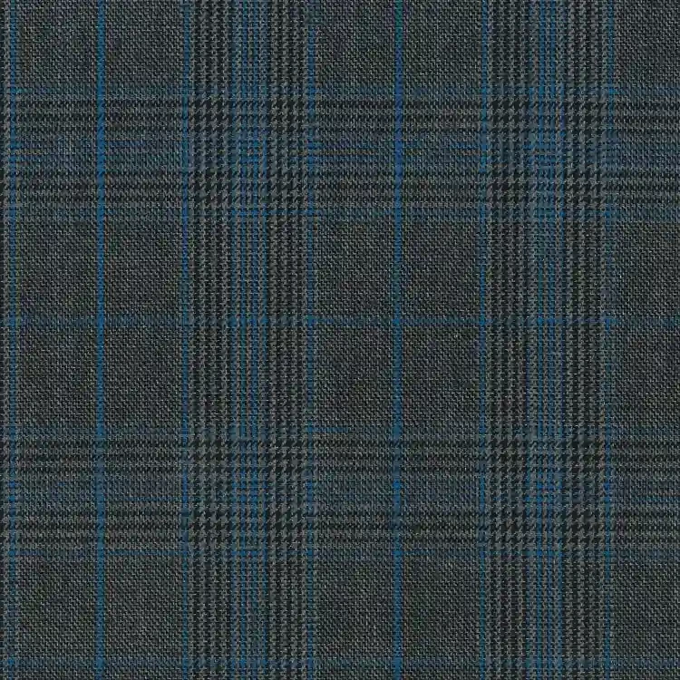 Dark Brown with Bright Blue Prince of Wales
