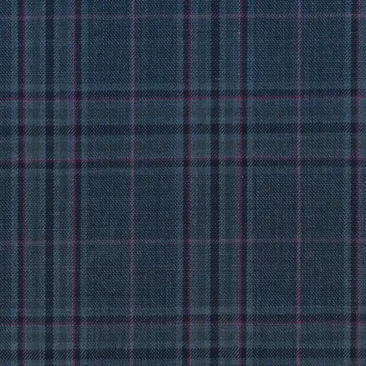 Cool Navy with Pink and Dark Blue Check