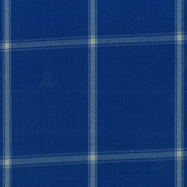 Cobalt Blue with Yellow Windowpane