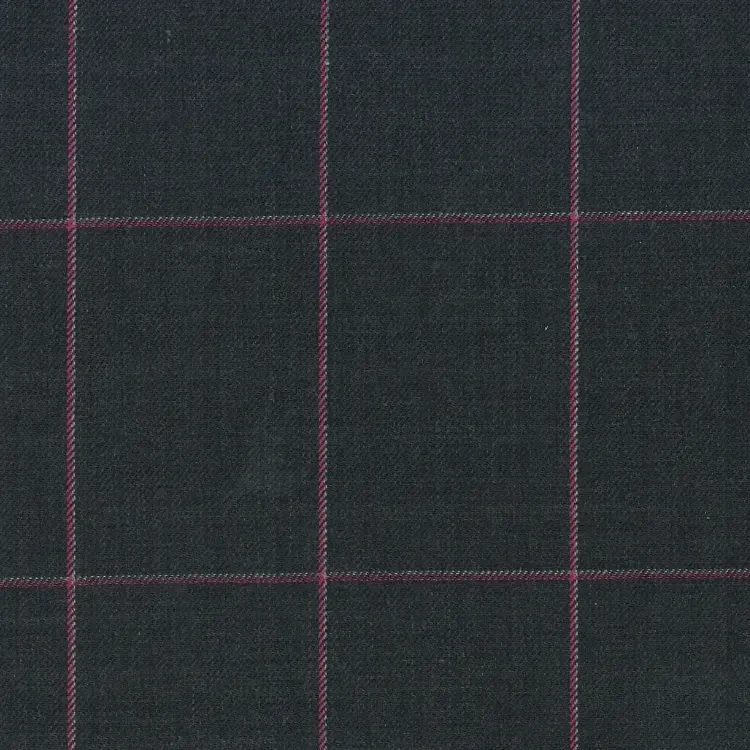 Navy Blue Windowpane