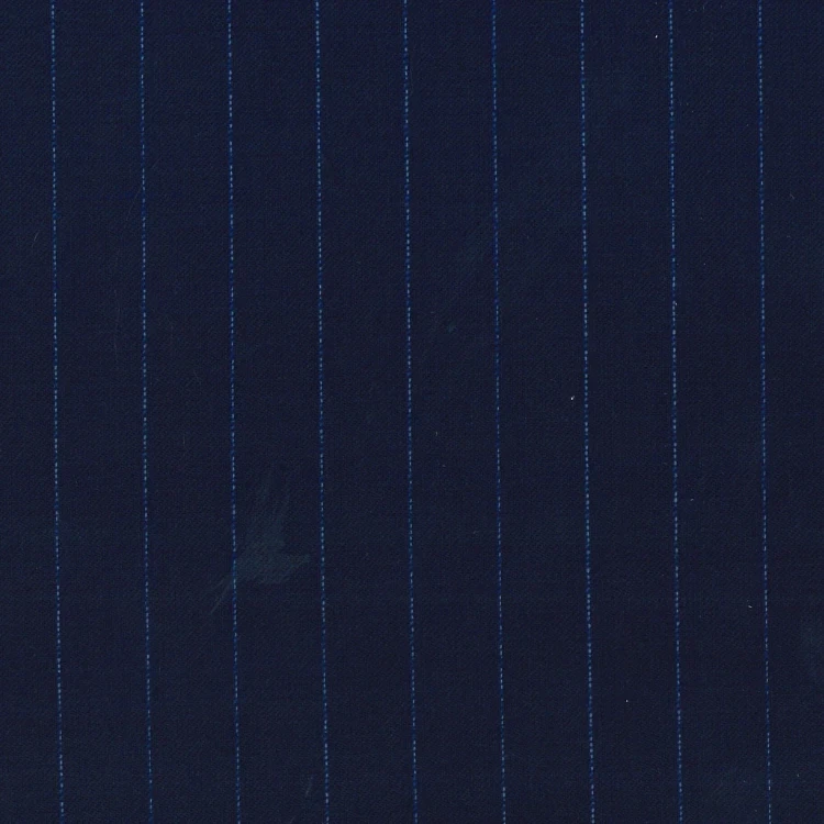 Classic Blue with White Pinstripes