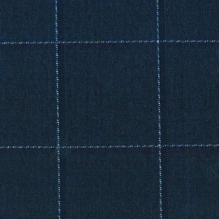 Teel Blue with White Windowpane
