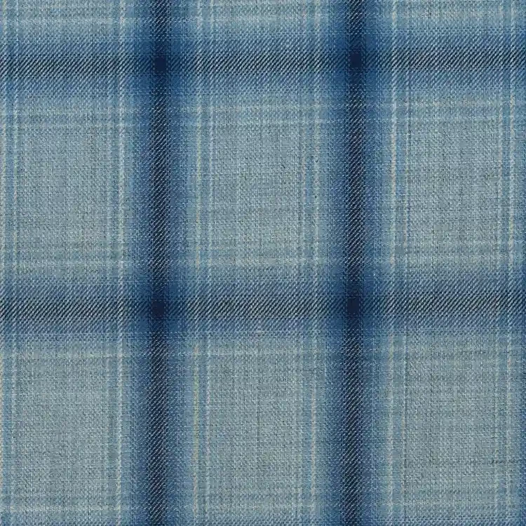 Light Gray with Blue Shades Check