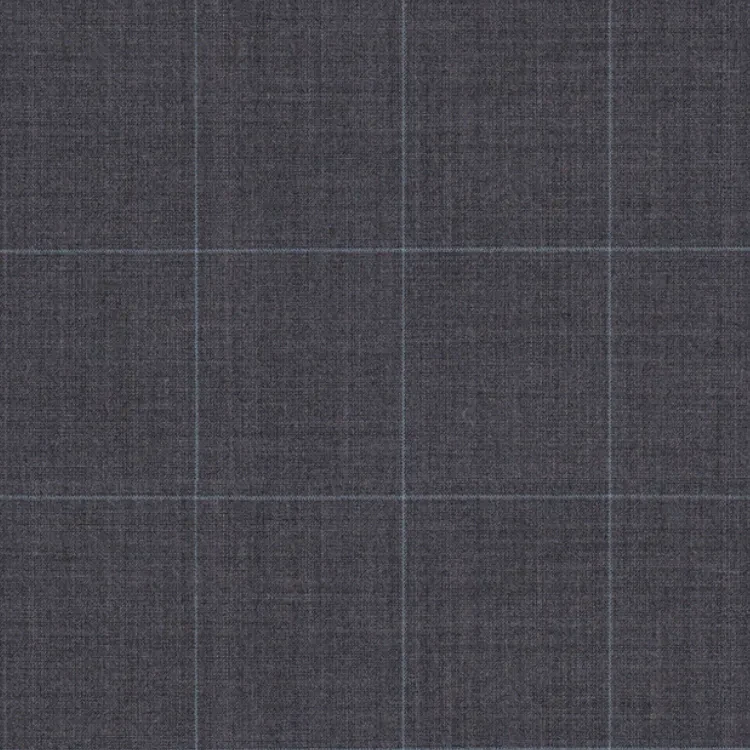 Gray with Light Blue Check