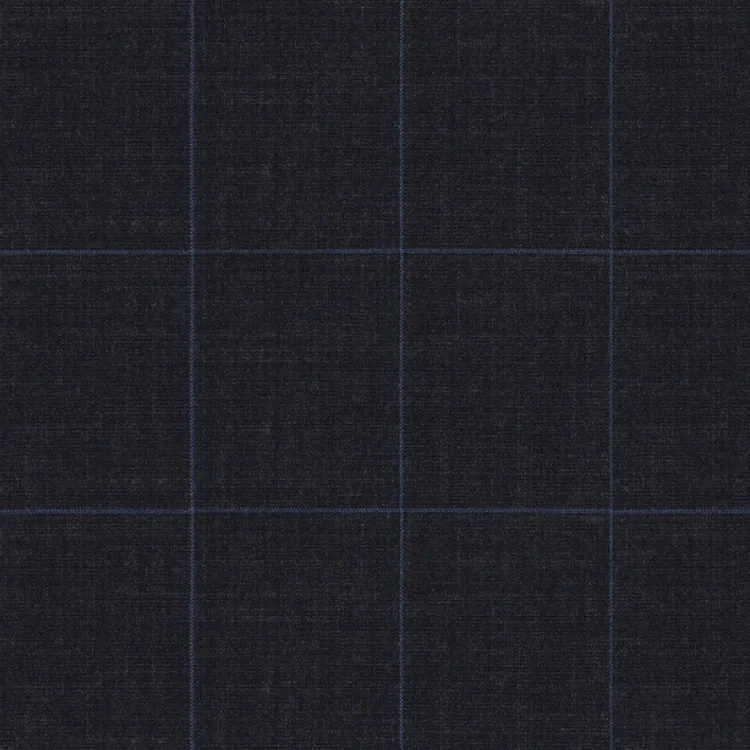 Dark Gray with Blue Check