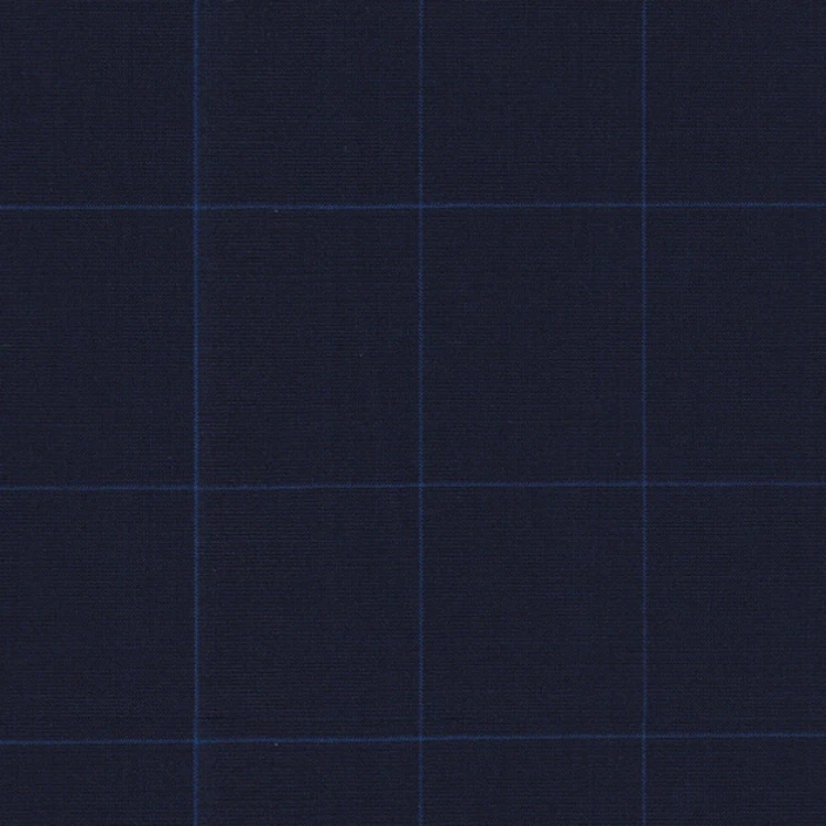 Navy Blue with Blue Check