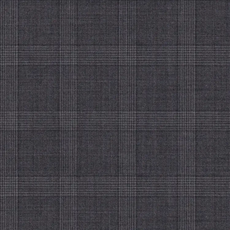 Gray with Silver Check