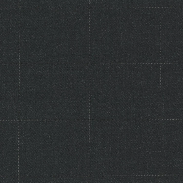 Charcoal with Silver Check