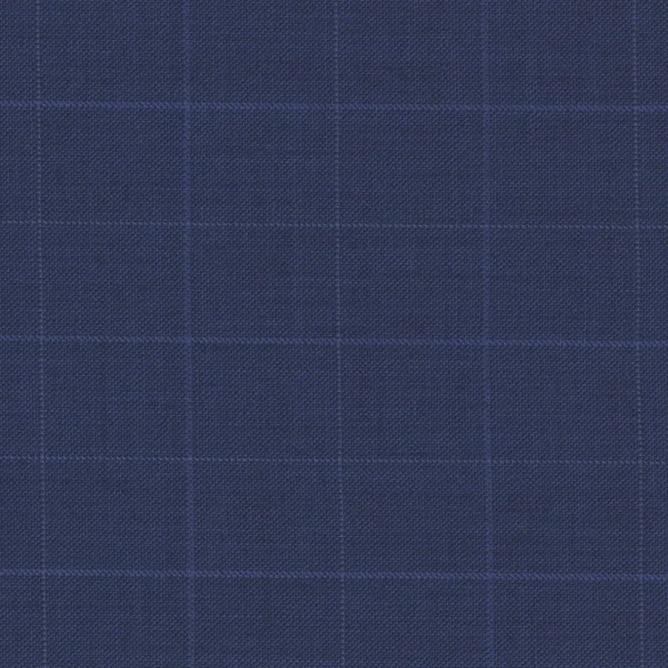 Royal Blue with Light Blue Small Check
