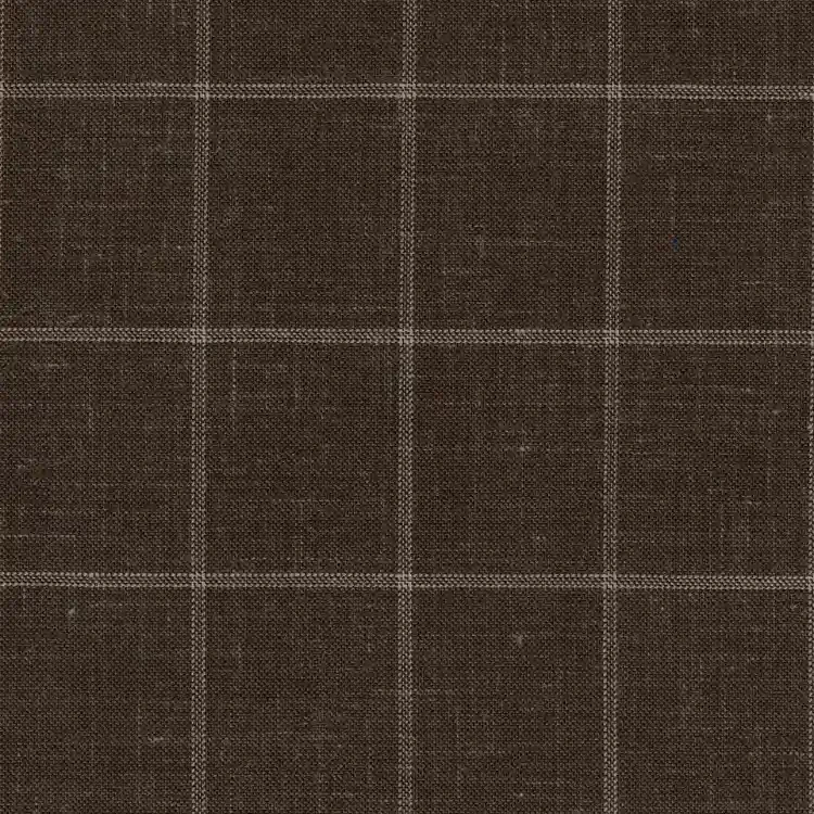 Brown with Cream Windowpane