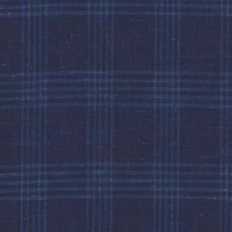 Royal Blue and Light Blue Check
