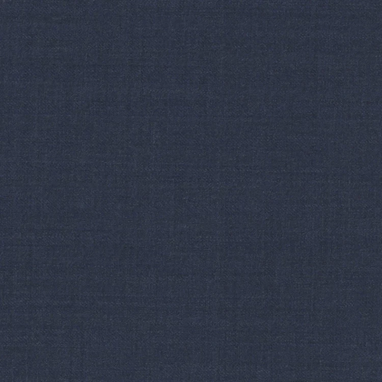 Dark Denim Blue Herringbone
