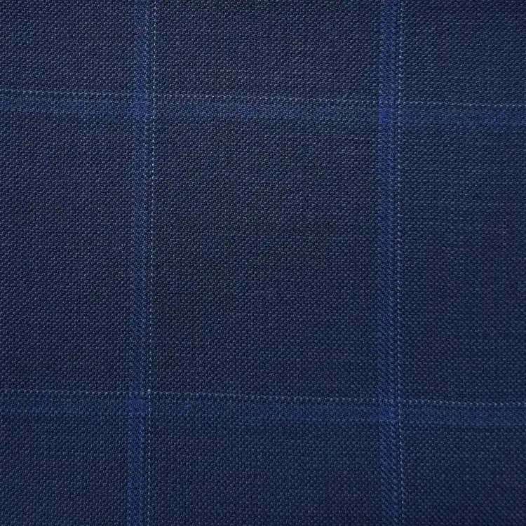 Navy Blue Windowpane